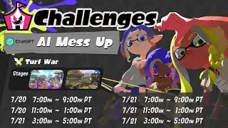 🎪The AI Mess Up Challenge. Splatoon 3
