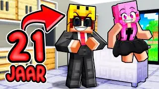 ZOEY & DENNUS Werden VOLWASSEN Voor 1 DAG! (Minecraft)
