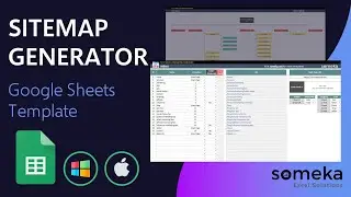 Sitemap Generator Google Sheets Template | Sitemap Chart Maker