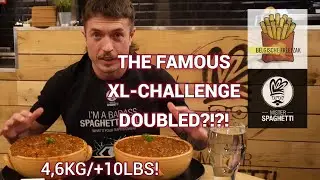 I ordered BELGIUM'S FAMOUS MISTER SPAGHETTI XL-Challenge... TWICE!! 4,6KG/10LBS - Belgische Freetzak
