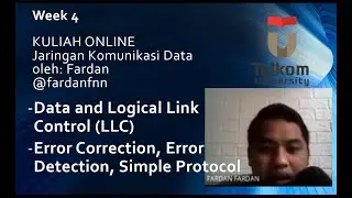 Kuliah Online Jaringan Komunikasi Data: Layer 2: Error Correction, Error Detection, Simple Protocol
