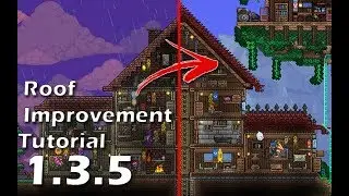 Terraria Awesome Roof Design Tutorial [PC, Xbox, PS][1.3.5]