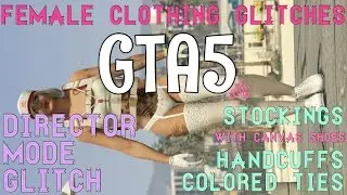 GTA5 | Female Components: Stockings with Canvas Shoes + Handcuffs Modded