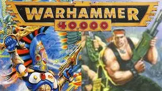 Warhammer 40k 2nd edition battle report. Eldar vs Imperial Guard