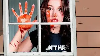 SCARY GIRL IN THE WINDOW!