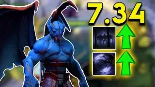 The best LATE GAME OFFLANER in 7.34 | SaberLight