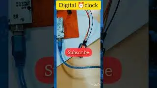 Clock using Arduino #digital clock #diyprojects
