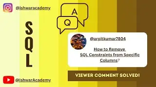 🛠️ Fix SQL Constraints Issue: Remove Specific Column Constraints Easily! 🗂️