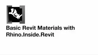 Basic Revit Materials in Rhino.Inside.Revit