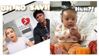 OOPS! See what happened during Rissa and Quan's baby Savi 4 Months Photoshoot