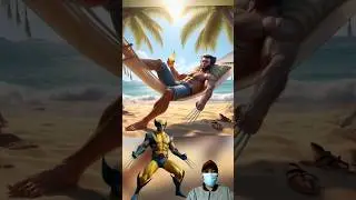 superheroes holiday part 2💥 ALL Characters (Marvel & DC) #avengers #dc #ai #shorts