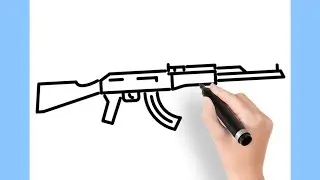 COMO DESENHAR UMA AK 47