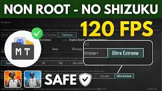 (No Shizuku) How to unlock 120 fps in pubg/bgmi mobile | Unlock 120 fps in pubg/bgmi in new update