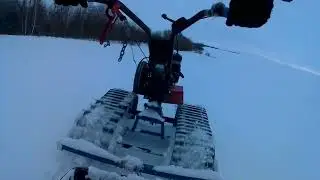 Гусеницы на мотоблок! Самодельные !!! По полям !!!!! Часть 2!!!