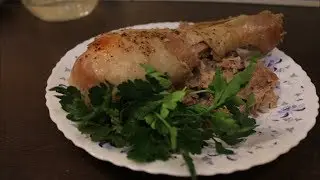 Голень индейки запеченная в духовке.