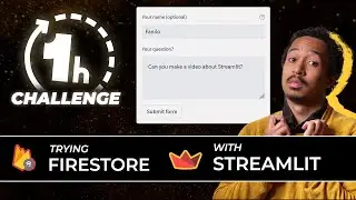 Streamlit AMA App ft. Firestore Database