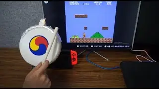 How to make hand drum controller for Nintendo Switch(feat. Super Mario bros.)