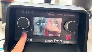 TIG-250PRO ACDC Method for setting memory function