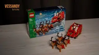 LEGO Сани Санта Клауса ОБЗОР | Сет 40499