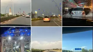 عودة بعد إنتهاء العطلة. من بني بوعياش الحسيمة إلى ماتارو برشلونة. مناظر جميلة.فرجة ممتعة