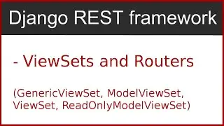 9 | ModelViewSet and Routers in Django Rest Framework | By Hardik Patel
