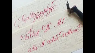 Copperplate and Modern Script /Best  Copperplate Calligraphy