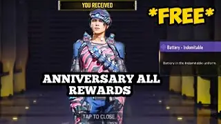 *FREE* SECOND  ANNIVERSARY ALL REWARDS CODM | FREE BATTERY-INDOMITABLE CHARACTER CODM