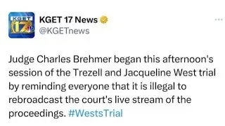 Bullheckler Illegally streams the Trezell-West Trial/ Crack Candles BIG MAD & lies nonstop!