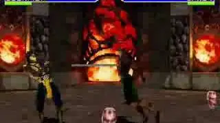 scorpion fights in mortal kombat 4 Enhanced