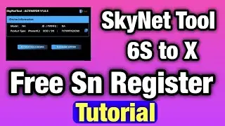 iCloud Bypass Tool For iOS15 to iOS 16.5 Free 2023 | Free SkyNetTool - Activator 6S TO X |