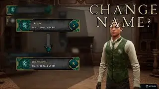 how to change your name in Hogwarts Legacy (PC Only)