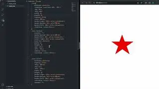 Star shape css | css shapes | 