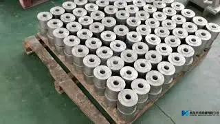 Static casting assembled table with rollers and shafts