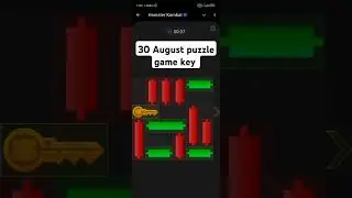 30 August puzzle game key Hamster Combat