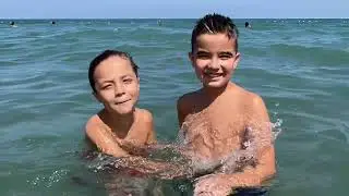 WE WOKE UP MY FATHER FROM SLEEP AND GO TO THE SEA!! Vlog