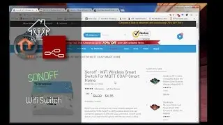 Sonoff wifi switch control with ESP Easy and Node Red