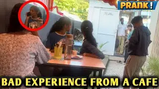 GIRLS GOT BAD EXPERIENCE FROM A CAFE PRANK!🤬🔥 #fayizzibrahim  #prank