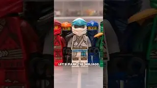 Ranking The LEGO Ninjago Crystalized Ninja Minifigures|#ninjago #ninjagocrystalized #lego #shorts