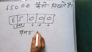65000 hindi me | 65000 kaise likhate hain | 65000 spelling Hindi & English | हिंदी में