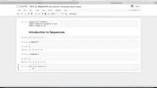 Introduction to Sequences with Python