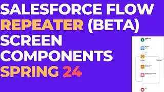 Repeater (Beta) Screen Components - Spring 24- Salesforce Flows ! Gopal Salesforce !