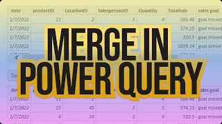 How to combine data in Power Query with Merge Queries