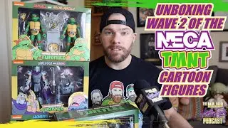 Unboxing Wave 2 of the NECA TMNT Cartoon Figures