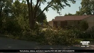 Wichita man says he is lucky to be alive after storm