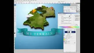 Photoshop - How to Create 3D Map