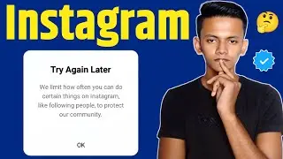 Instagram Try Again Later Problem 2024 | How to try again later problem | Fix try again later
