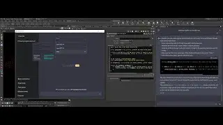 ChatGPT in Houdini at Shelf or Creating Panel Tab (Turkce)