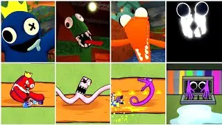 Rainbow Friends Chapter 1 Va Rainbow But It's Alphabet Lore All Jumpscares #roblox