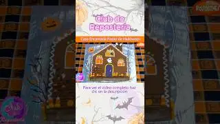 Casa Encantada Pastel de Halloween #shorts