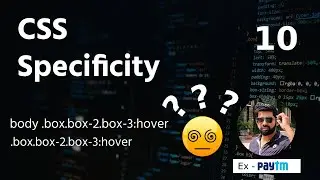 CSS Specificity for beginners in Hindi | Ep - 10 | 2024